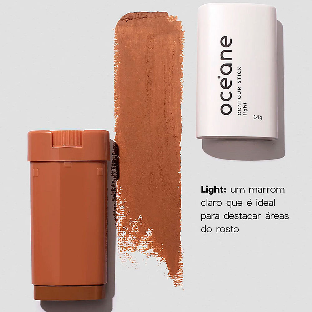 Contorno em Bastão Stick Bf Limited Océane Marrom Claro 14g