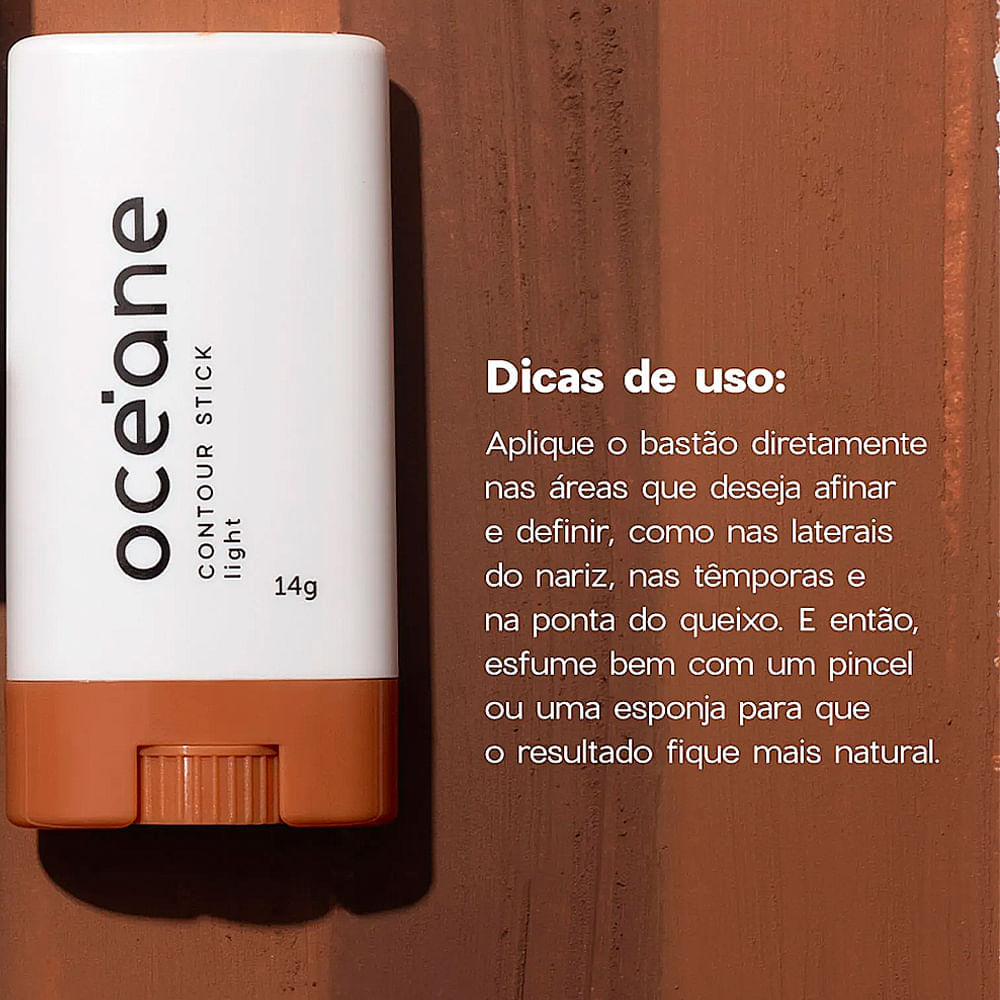 Contorno em Bastão Stick Bf Limited Océane Marrom Claro 14g