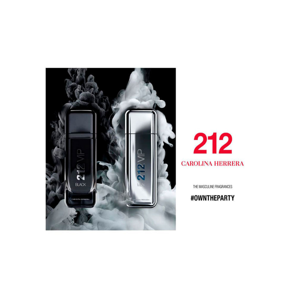 Perfume Masculino Carolina Herrera 212 VIP Black Eau de Parfum 50ml