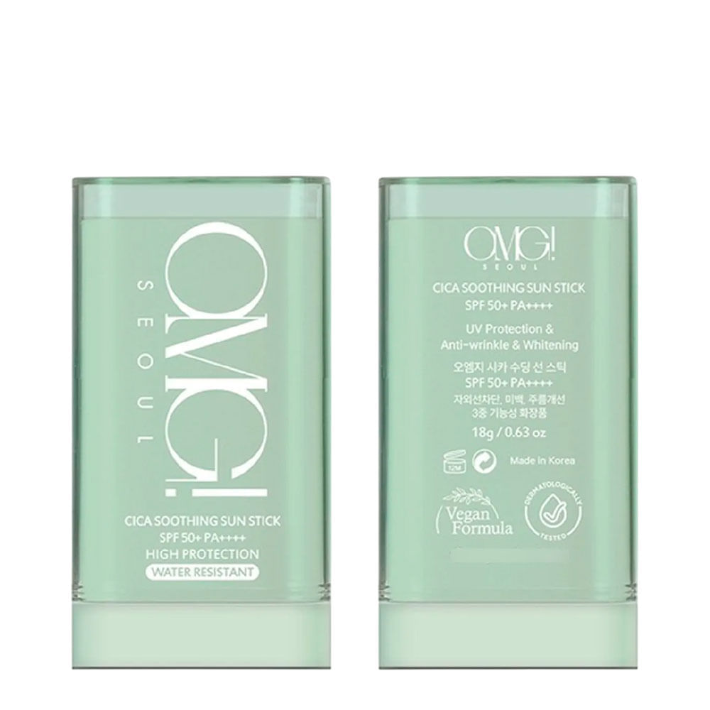 Protetor Solar em Bastão Cica Soothing Sun Stick SPF50 OMG! 19g
