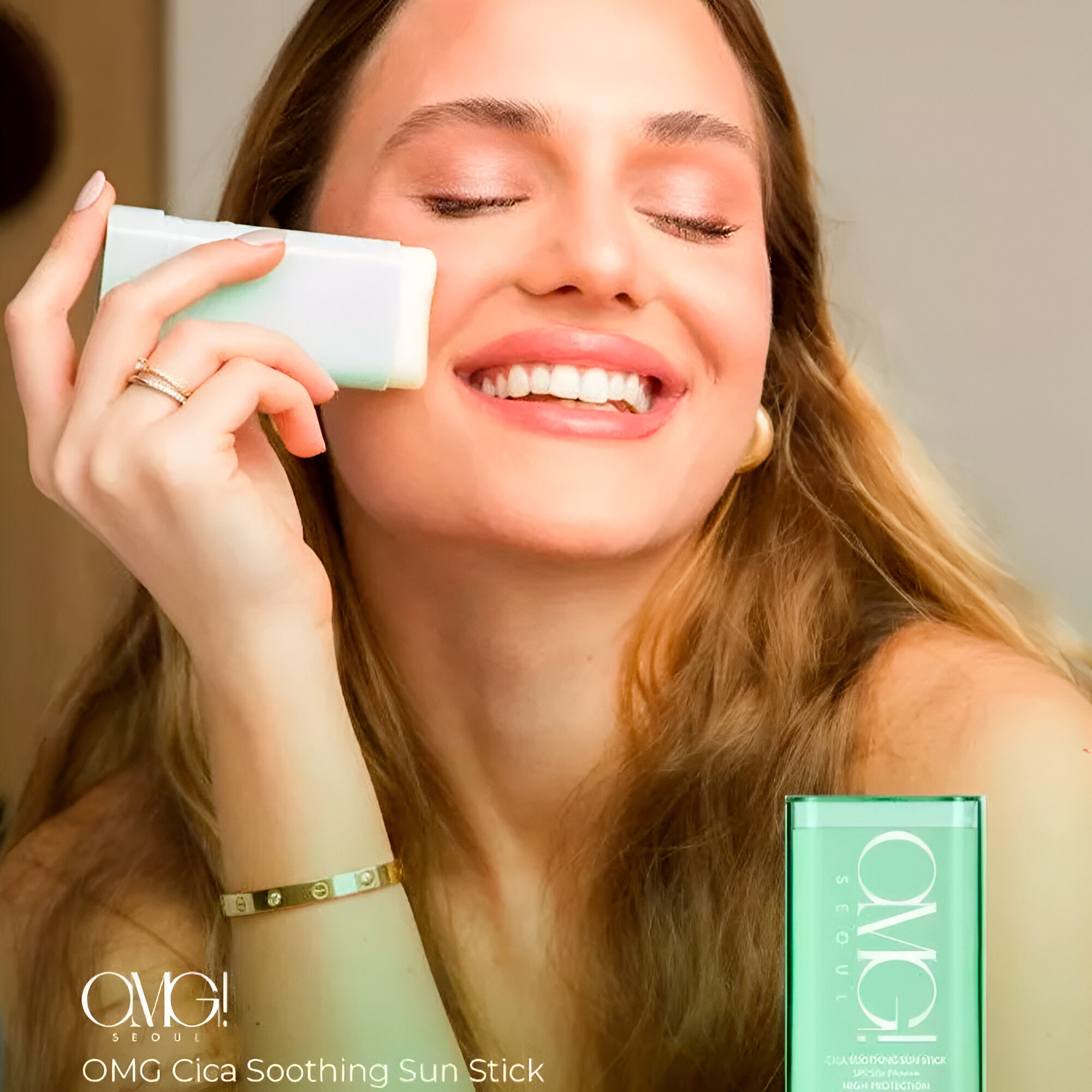Protetor Solar em Bastão Cica Soothing Sun Stick SPF50 OMG! 19g