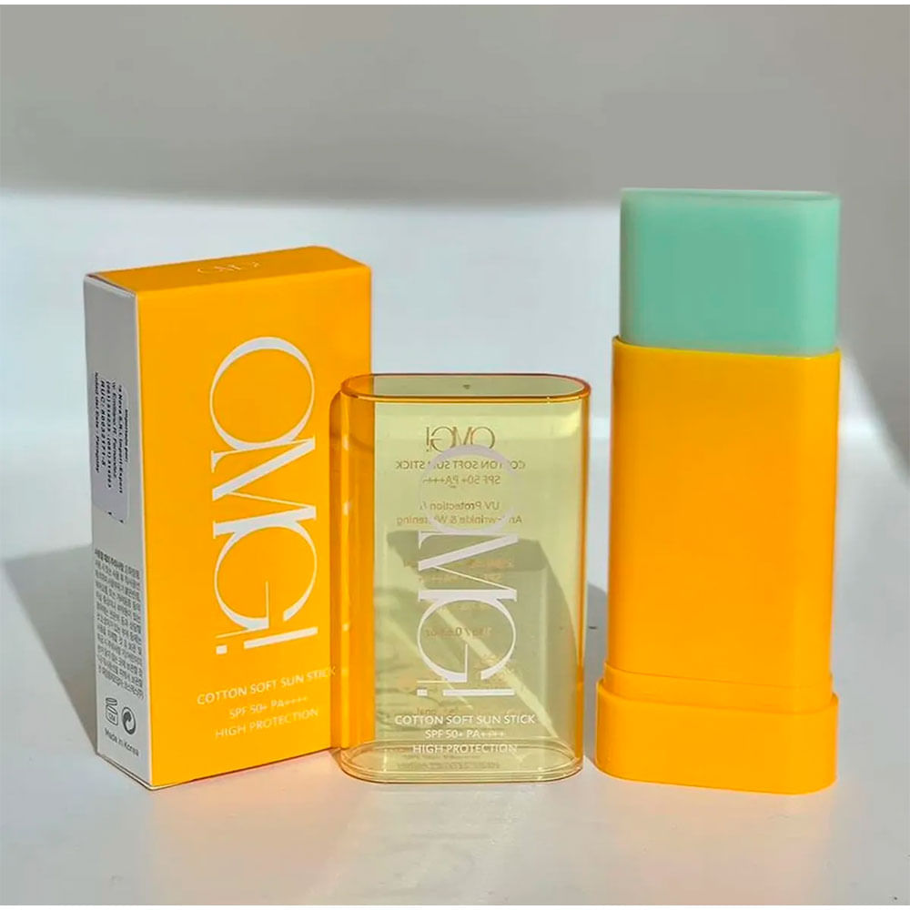 Protetor Solar em Bastão Cotton Soft Sun Stick SPF50 OMG! 19g