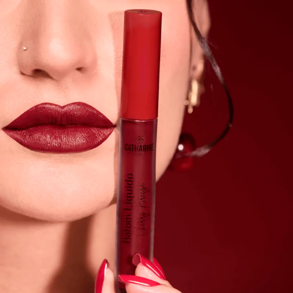 Batom Líquido Cherry Bomb Catharine Hill 3,5ml