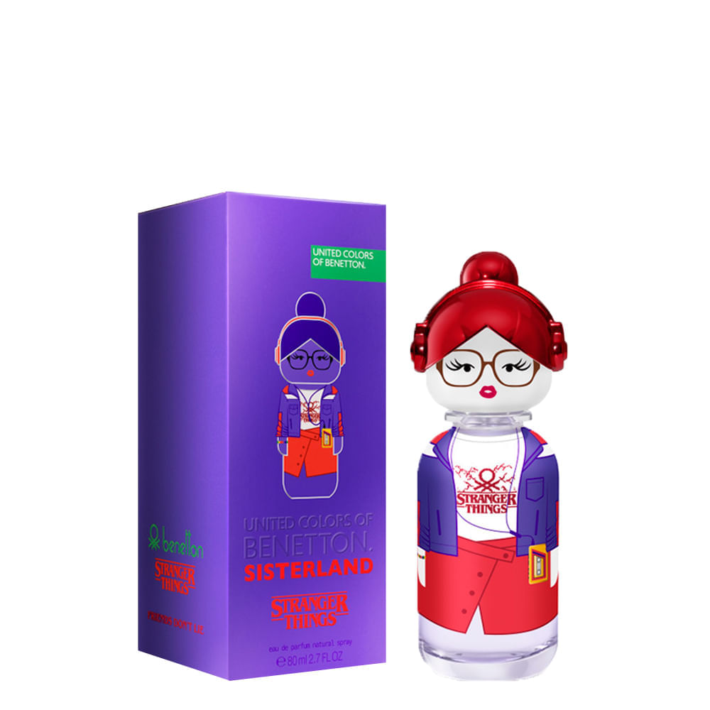 Perfume Feminino Stranger Things Eau De Parfum Benetton Sisterland 80ml