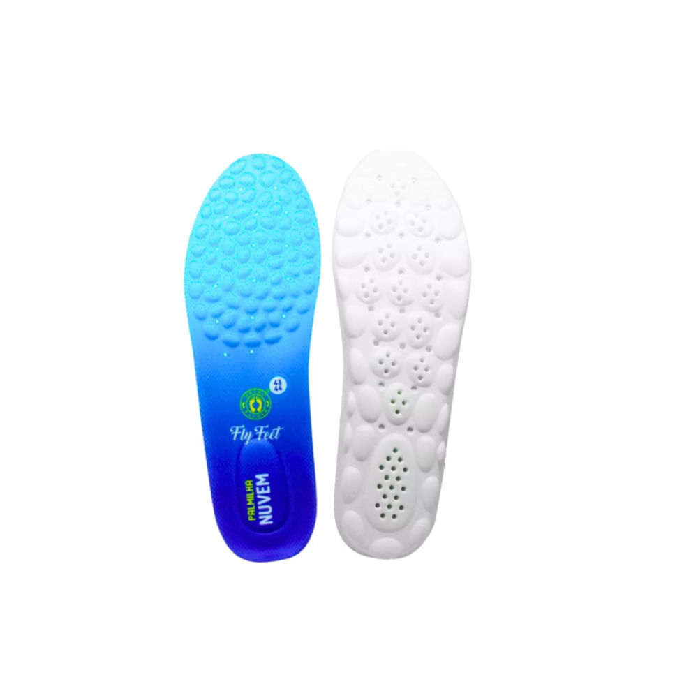 Palmilha Ortopédica Fly Feet Nuvem Tamanho Ortho Pauher 37/38