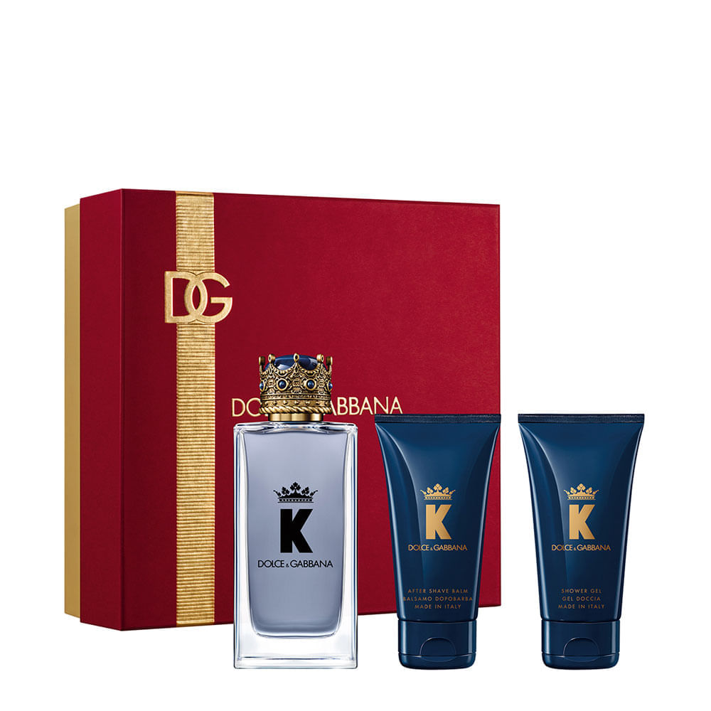 Kit Dolce & Gabbana Eau De Toilette 100ml + After Shave Balm 50ml + Shower Gel 50ml