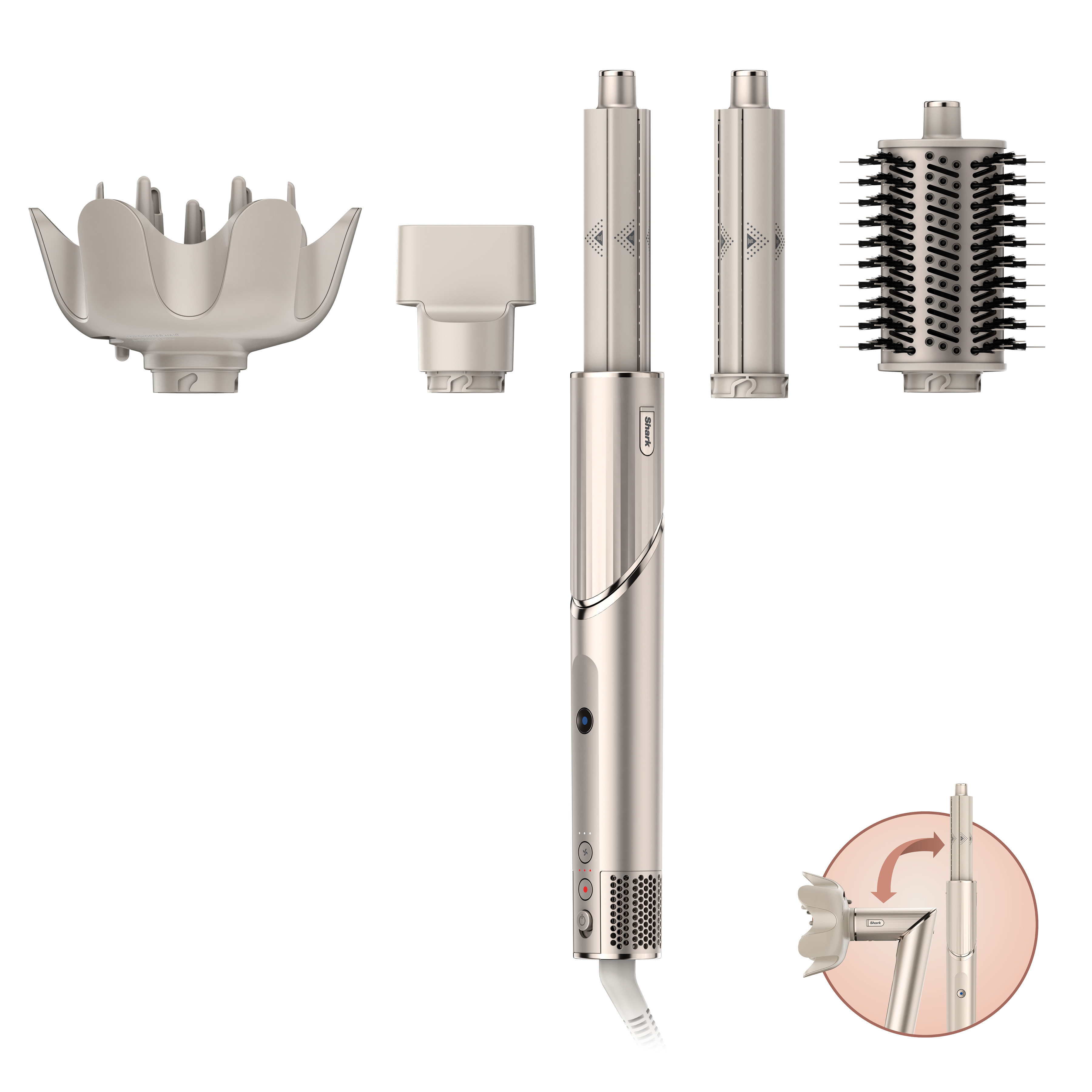 Modelador Flexstyle™ Cacheados e Crespos Shark® 110V
