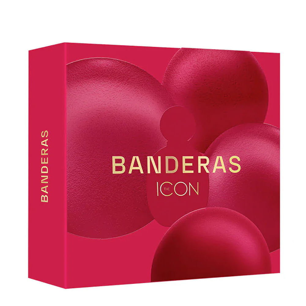Kit Banderas The Icon Feminino Eau de Parfum 100ml + Deo 150ml