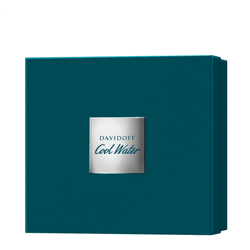 Kit Davidoff Cool Water Masculino Eau de Toilette 125ml + 15ml + Shower Gel 75ml