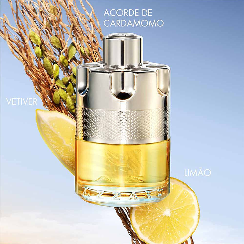 Kit Azzaro Wanted Masculino Eau de Toilette 100ml + 10ml + Gel de Banho 75ml
