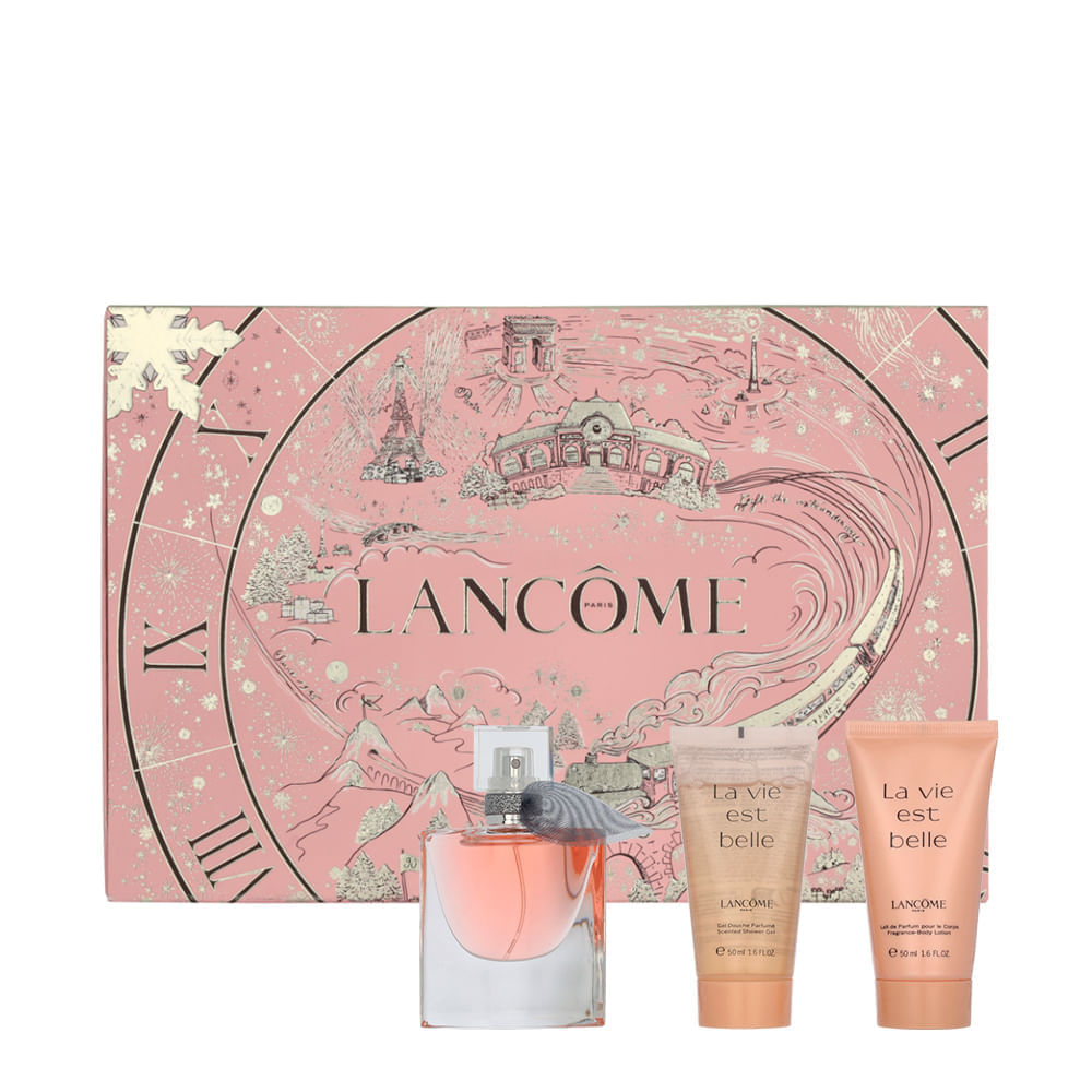 Kit Lancôme La Vie Est Belle Feminino Eau De Parfum 50ml + Shower Gel 50ml + Loção Corporal 50ml
