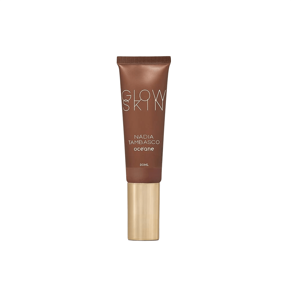 Primer Iluminador Facial Tambasco Glow Skin Deep  By Océane 30ml Tom Escuro Nádia