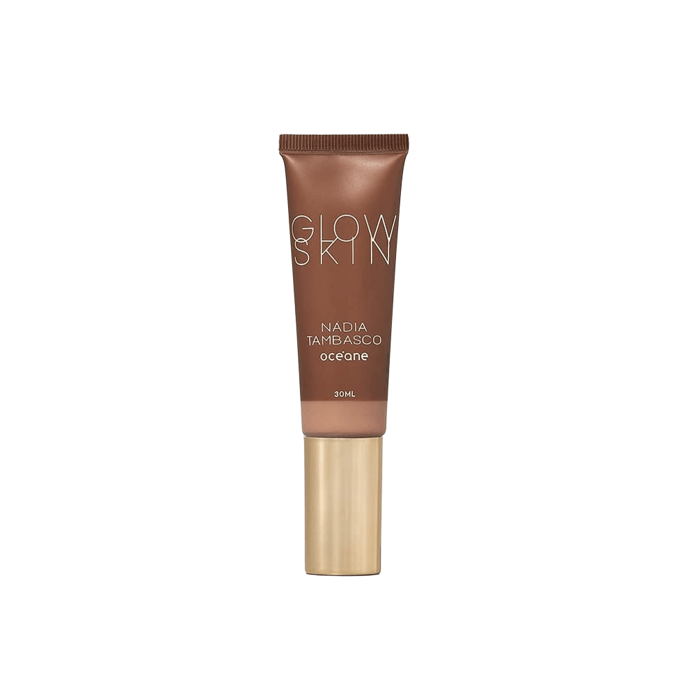 Primer Iluminador Facial Escuro Nádia Tambasco Glow Skin Tan By Océane 30ml