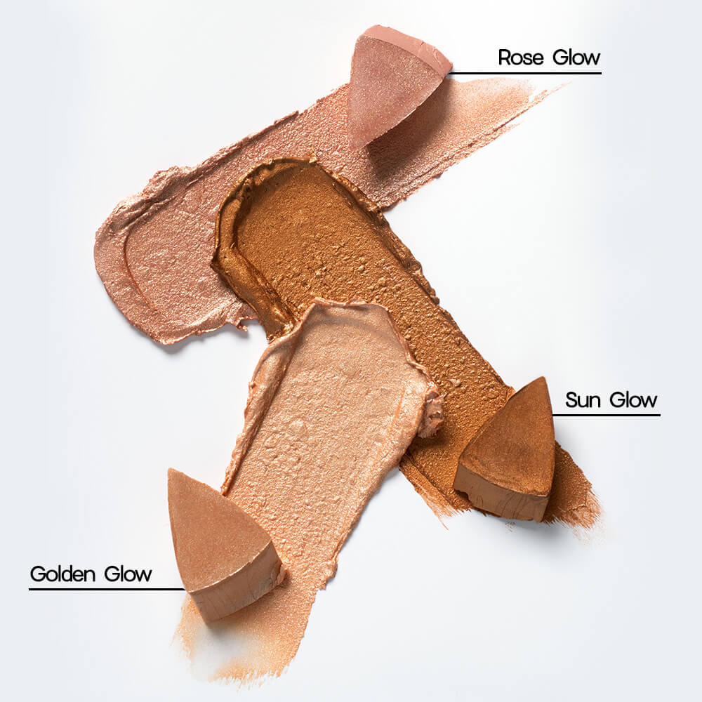 Iluminador em Bastão Dourado Shine Highlight Stick Océane Edition Golden Glow 8g