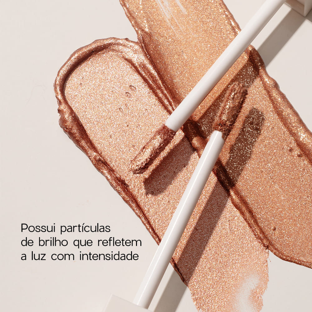 Kit Blush em Bastão Rosa + Sombra Líquida Pêssego Océane Limited