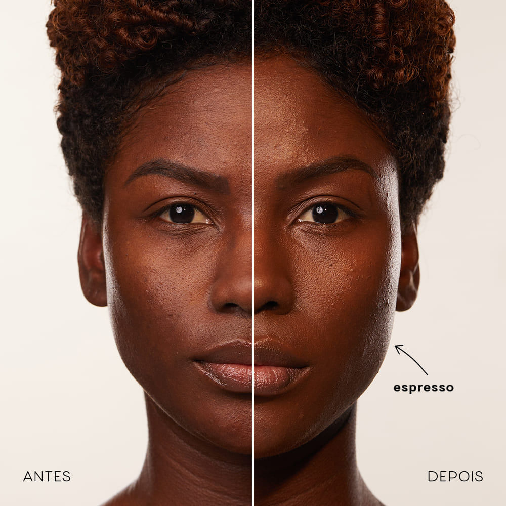 Base em Bastão Escura Semi-Matte Foundation Stick Espresso Océane Edition 8g