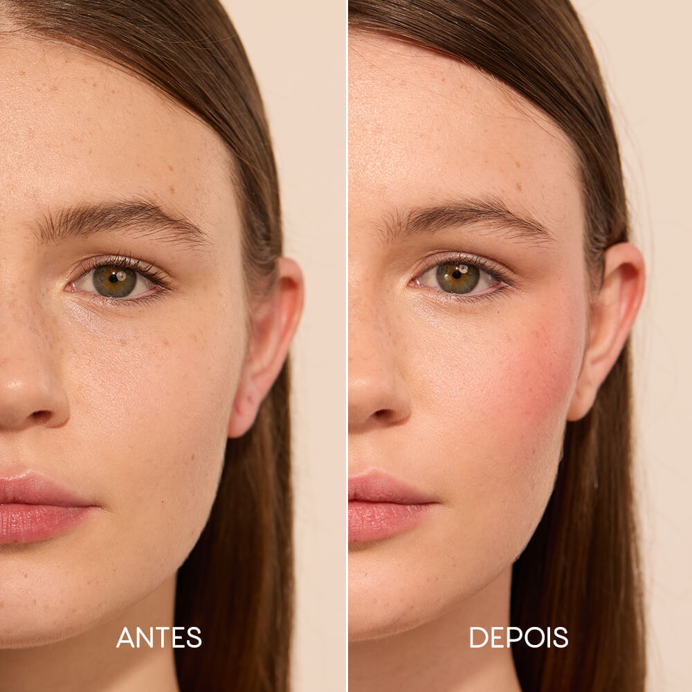 Blush em Bastão Cintilante Coral Glow Blush Stick Flirt Océane Edition&nbsp;7g