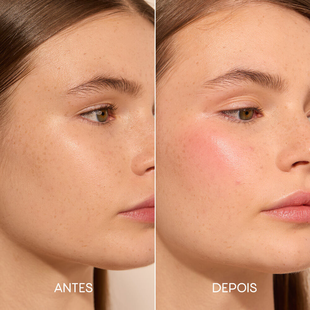 Blush em Bastão Cintilante Malva Rosado Glow Blush Stick Romance Océane Edition&nbsp;7g