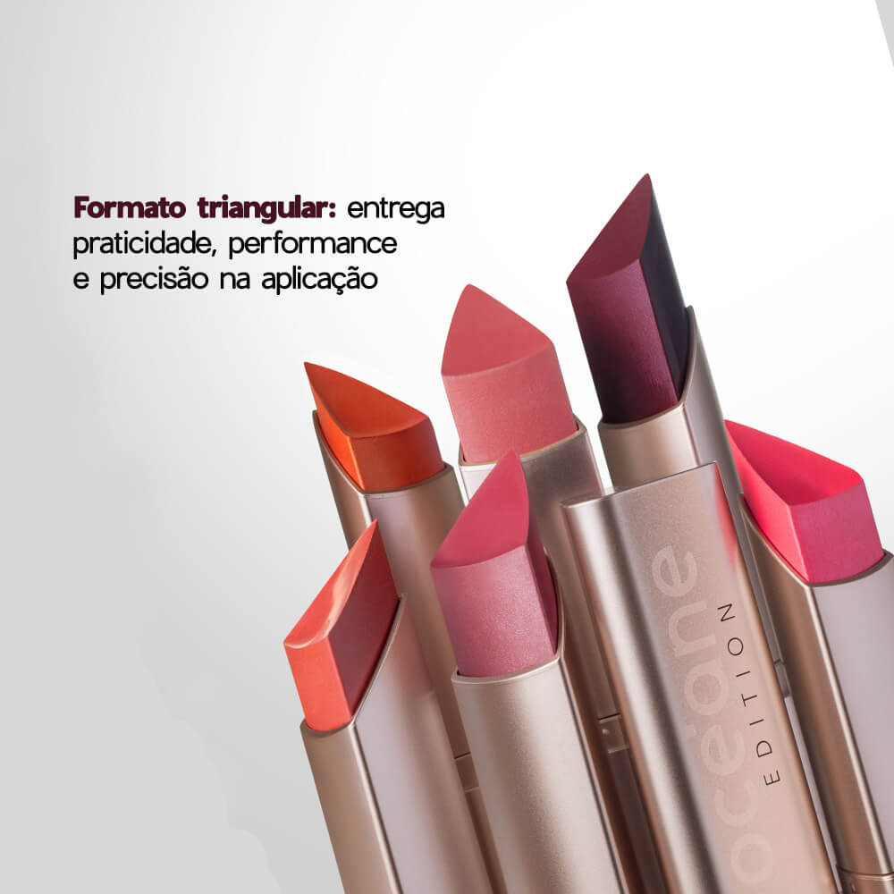 Blush em Bastão Cintilante Rosa Coral Glow Blush Stick Tenderly Océane Edition&nbsp;7g
