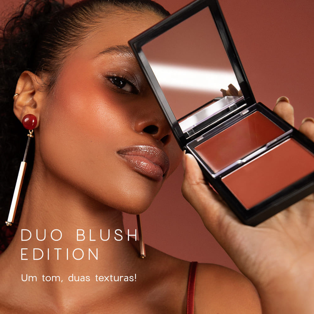 Blush Cremoso e em Pó Terracota Duo Blush Chilly Paint Océane Edition 10,2g