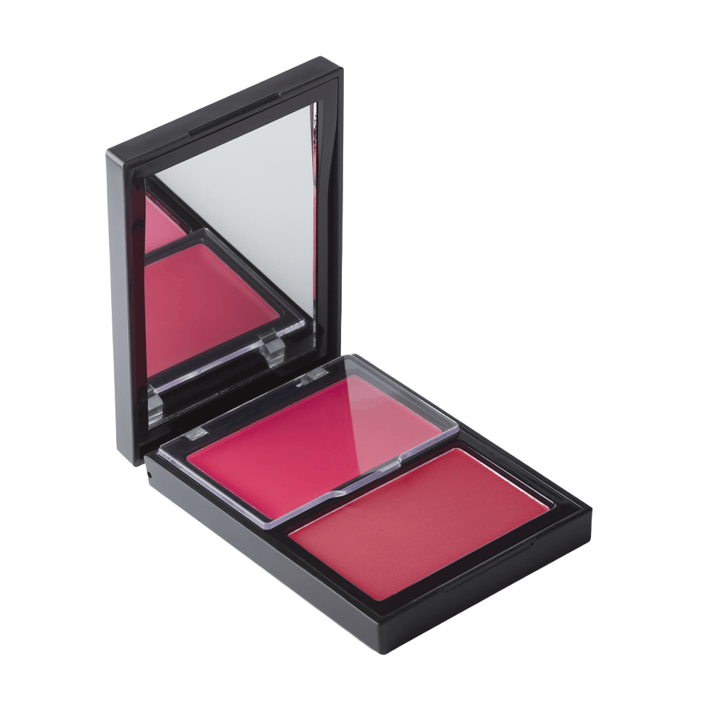 Blush Cremoso e em Pó Rosa Pink Duo Blush Punch Paint Océane Edition 10,2g