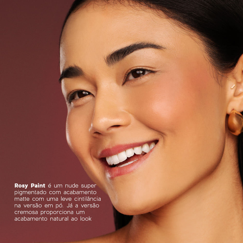 Blush Cremoso e em Pó Nude Duo Blush Rosy Paint Océane Edition