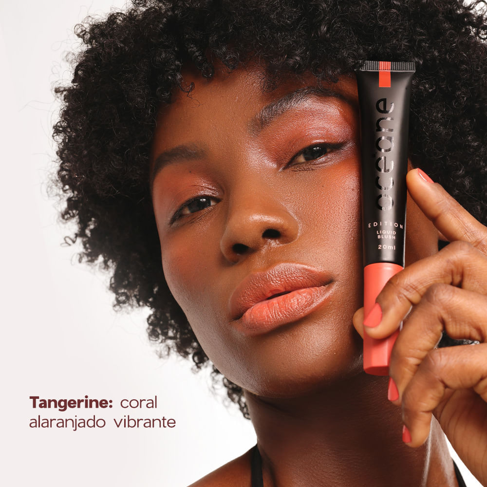 Blush Liquido Coral Alaranjado Liquid Blush Tangerine Océane Edition 20ml
