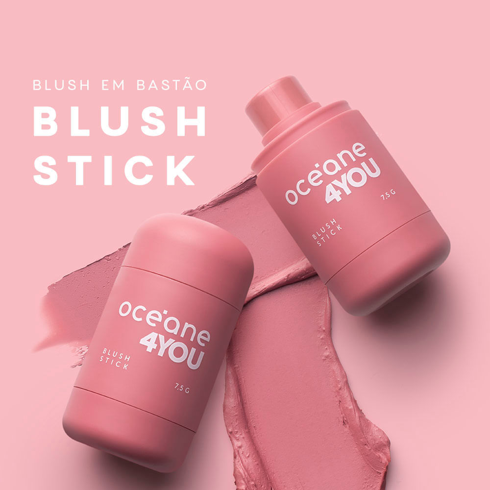 Blush em Bastão Rosa Blush Stick Love Letter 4you 7,5g