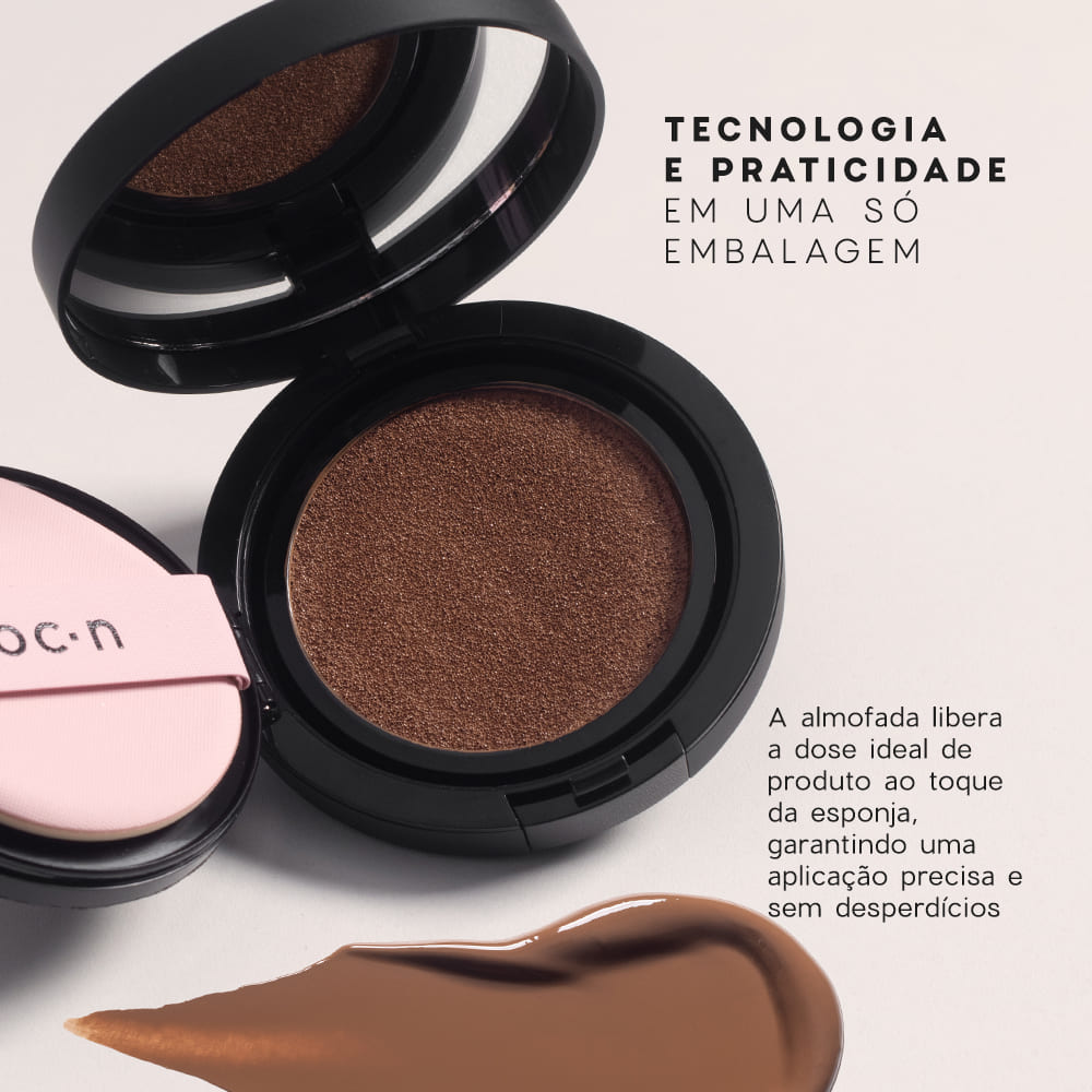 Kit Base Líquida Cushion 70 + Pó Compacto Mocha Océane Edition