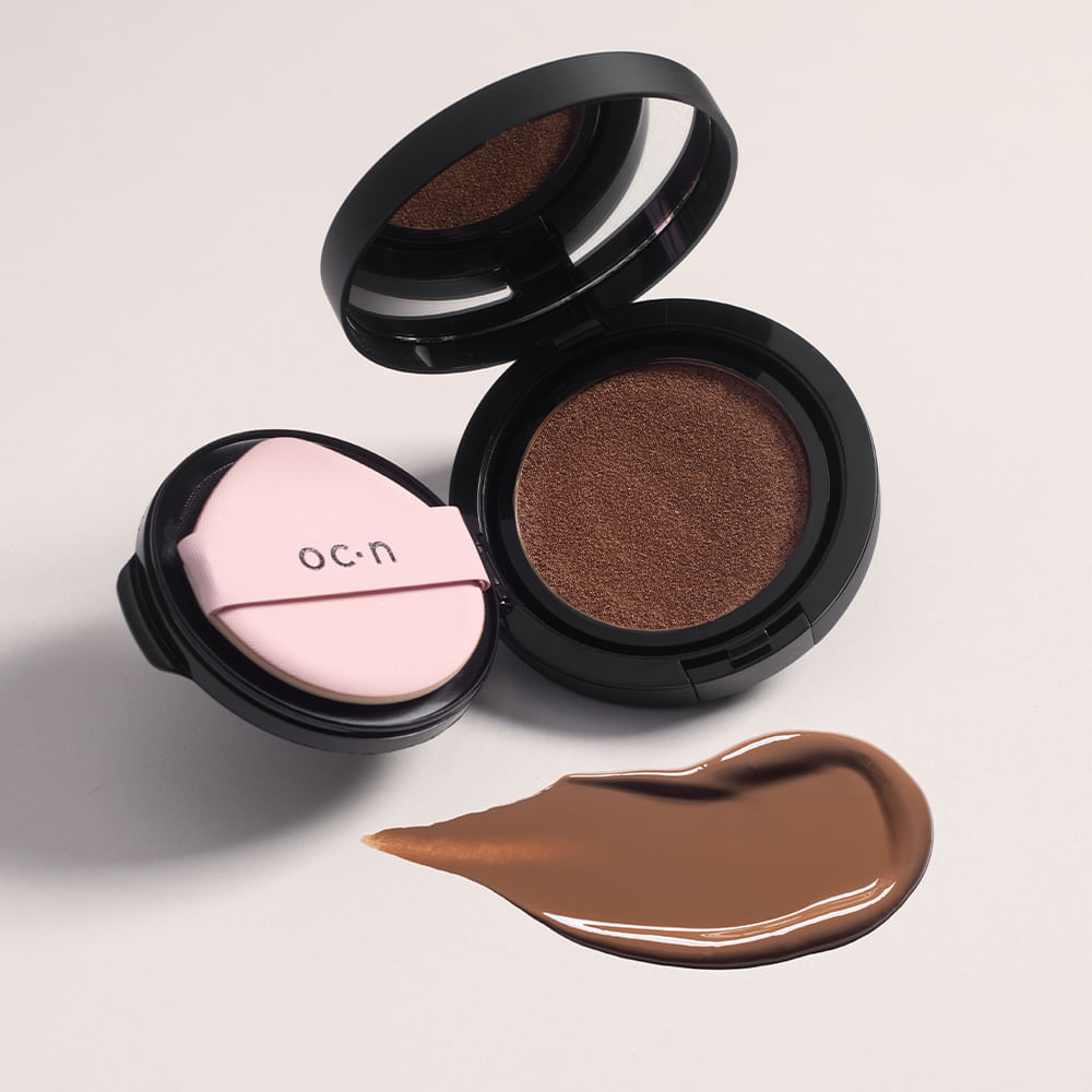 Kit Base Líquida Cushion 70 + Pó Compacto Mocha Océane Edition