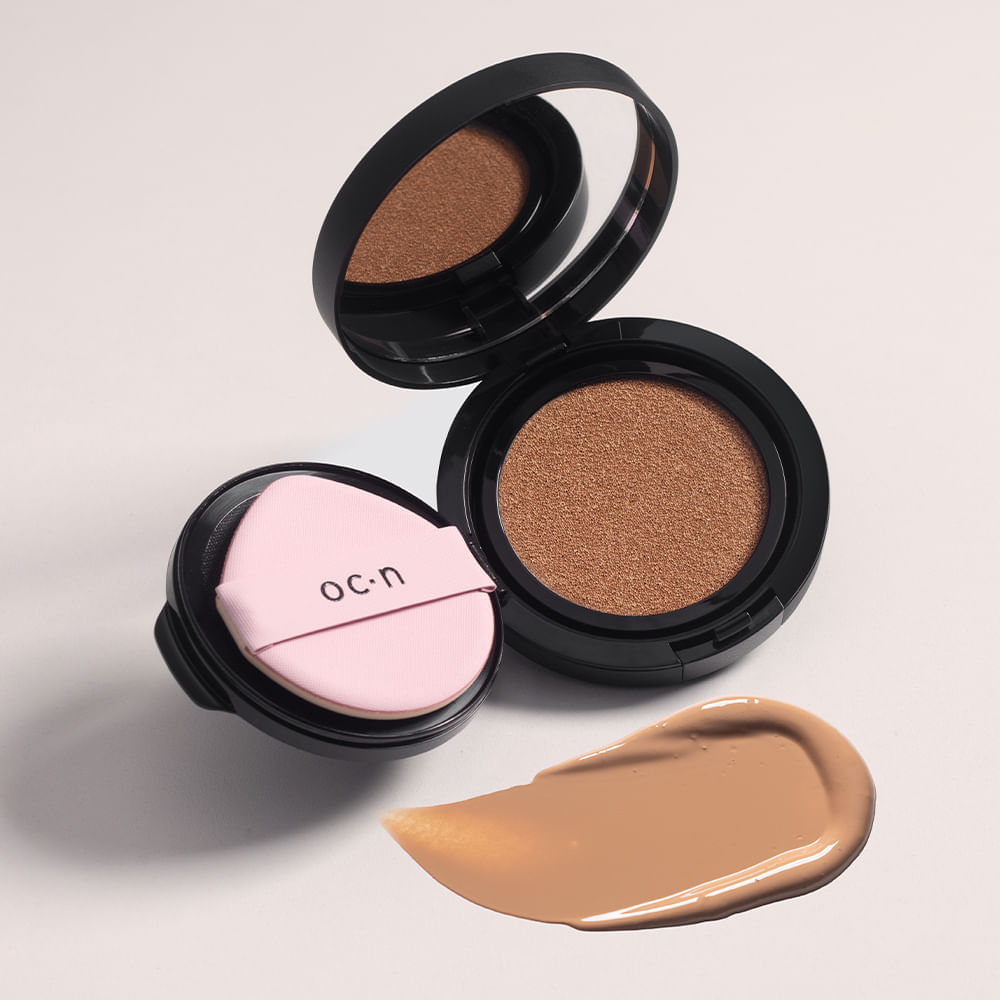 Kit Base Líquida Cushion 40 + Pó Compacto Warm Beige Océane Edition
