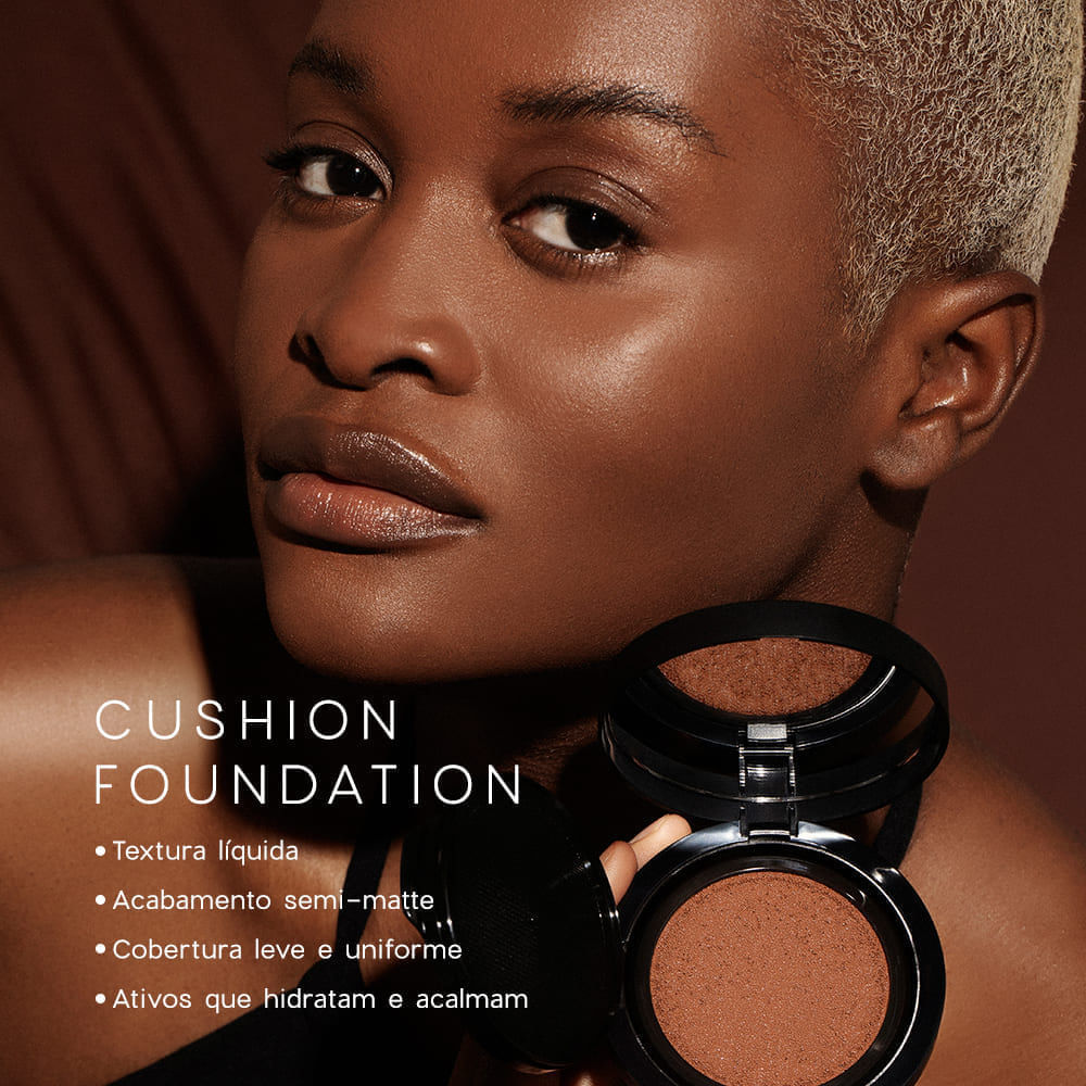Base Líquida Escura Semi-Matte Cushion Foundation Océane Edition 12g  Cor 070