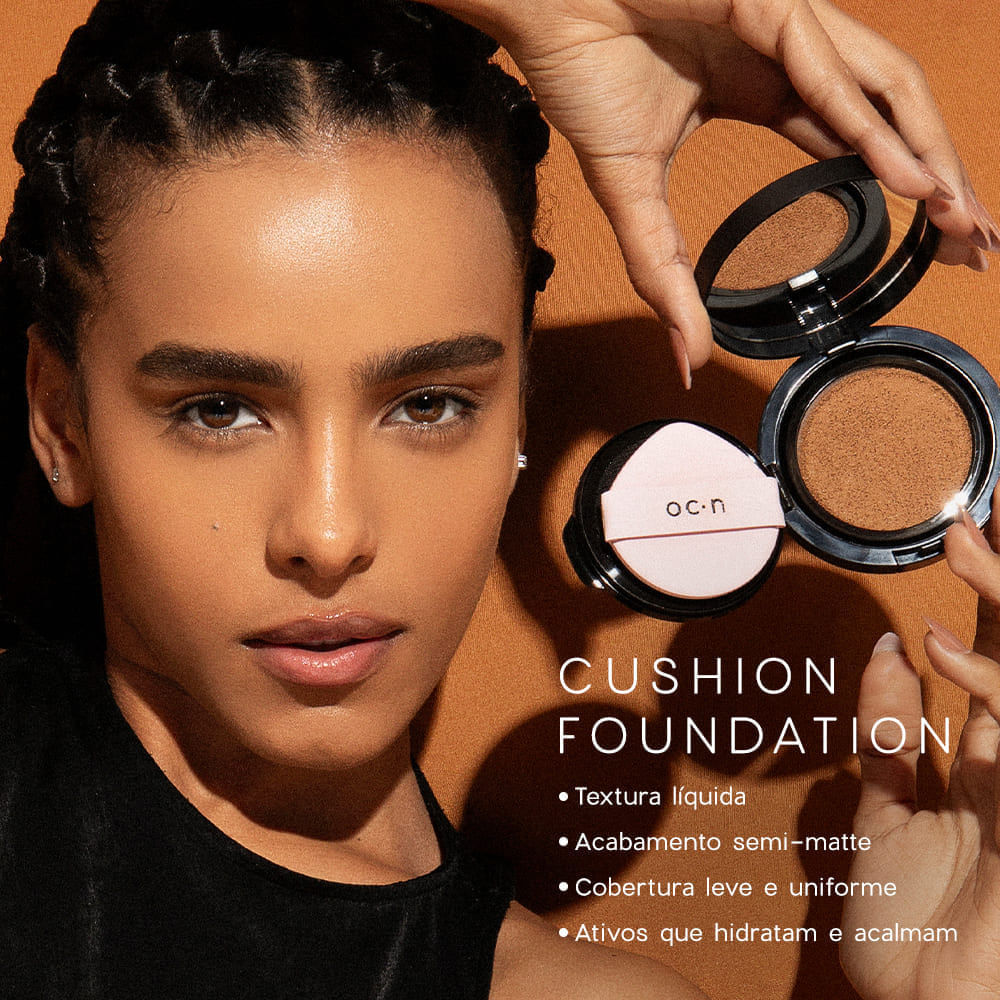 Base Líquida Média Semi-Matte - Cushion Foundation Océane Edition 12g Cor 050