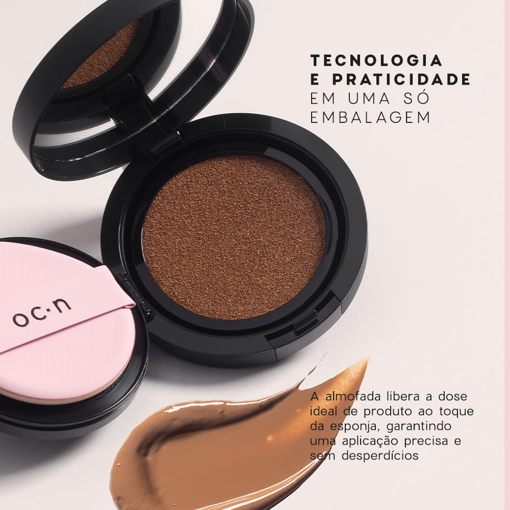 Base Líquida Escura Semi-Matte Cushion Foundation Océane Edition 12g Cor 060