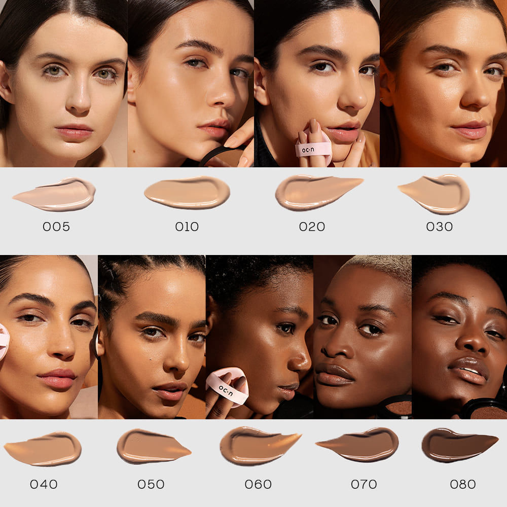 Base Líquida Média Semi-Matte Cushion Foundation Océane Edition 12g  Cor 030