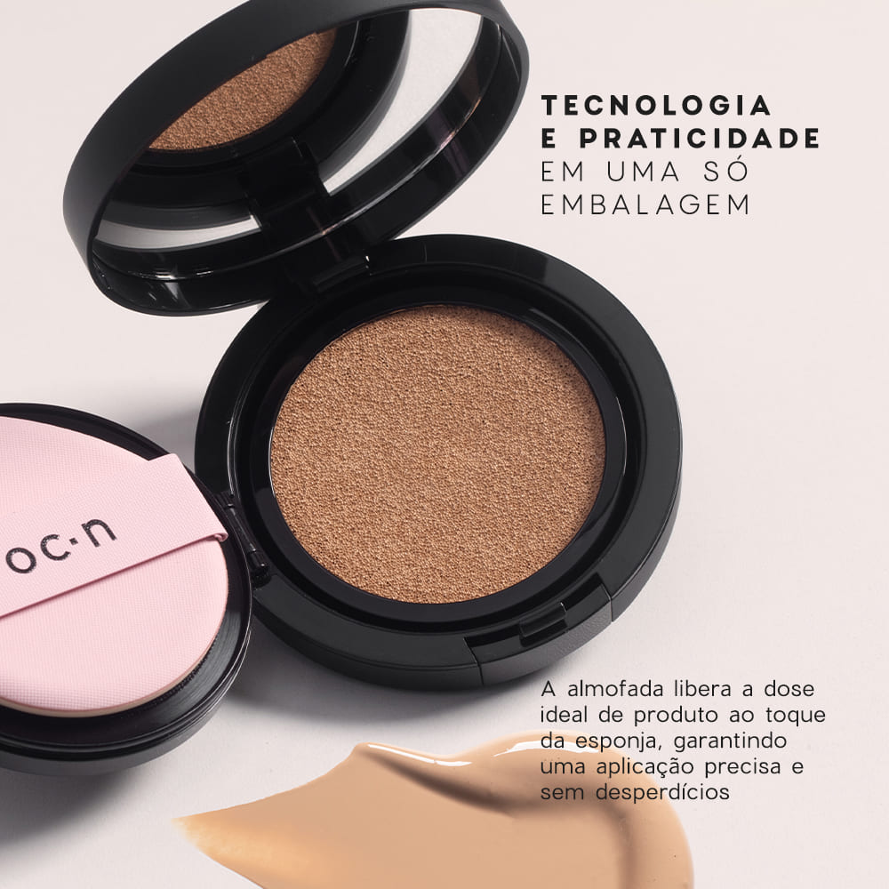Base Líquida Média Semi-Matte Cushion Foundation Océane Edition 12g  Cor 030