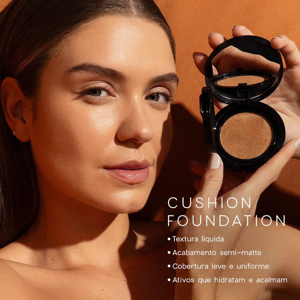Base Líquida Média Semi-Matte Cushion Foundation Océane Edition 12g  Cor 030