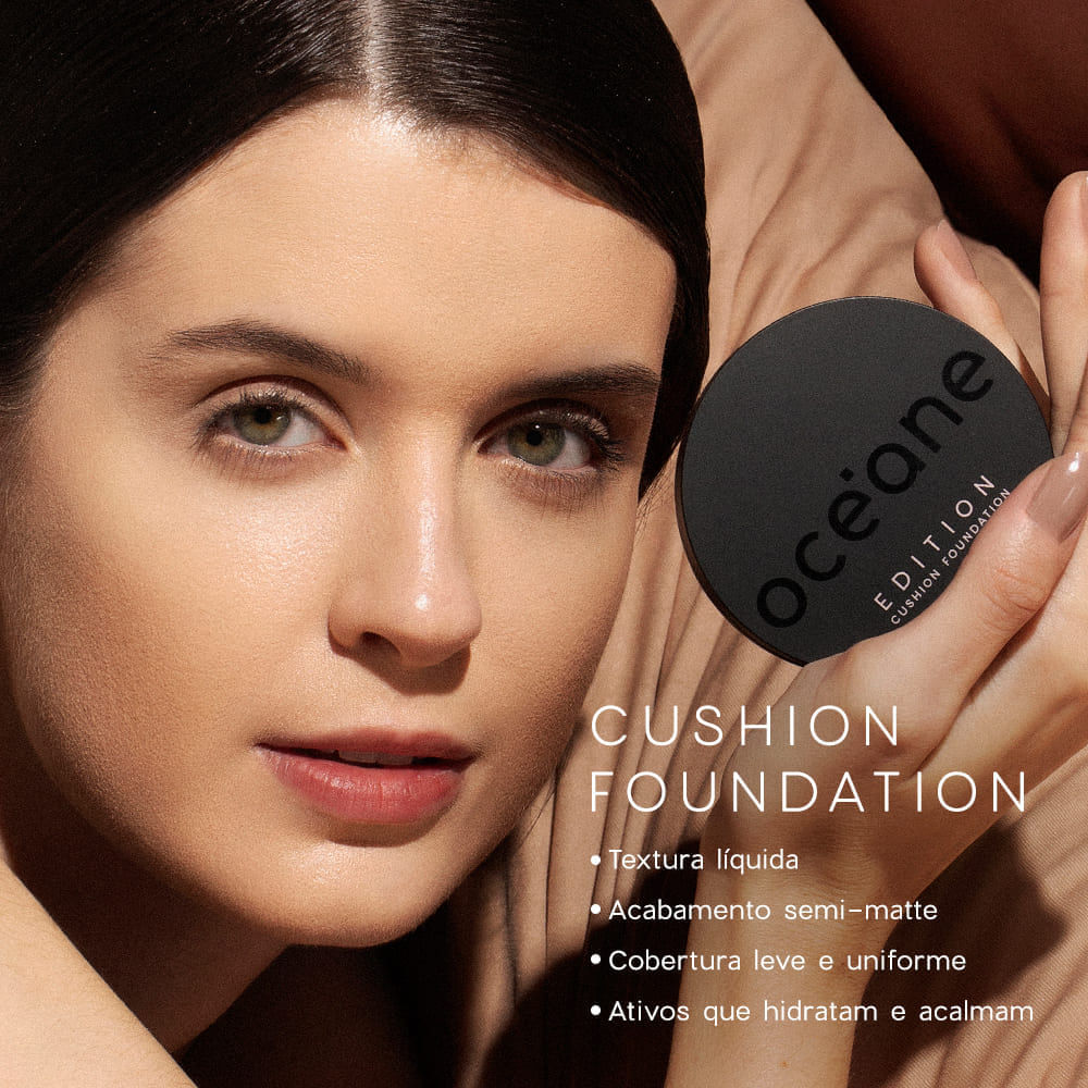 Base Líquida Clara Semi-Matte Cushion Foundation Océane Edition 12g Cor 05