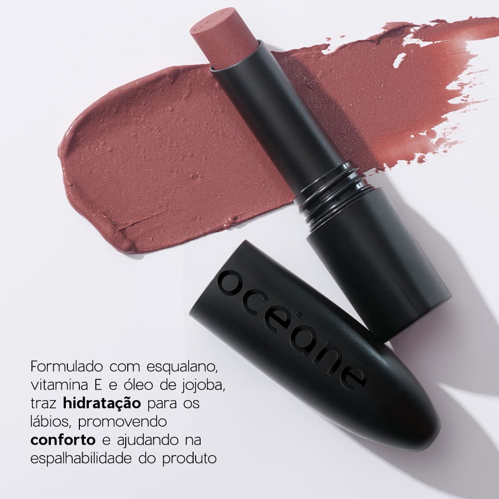 Batom Rosa Claro Cremoso The Lipstick Rosemary Océane Edition 3,2g