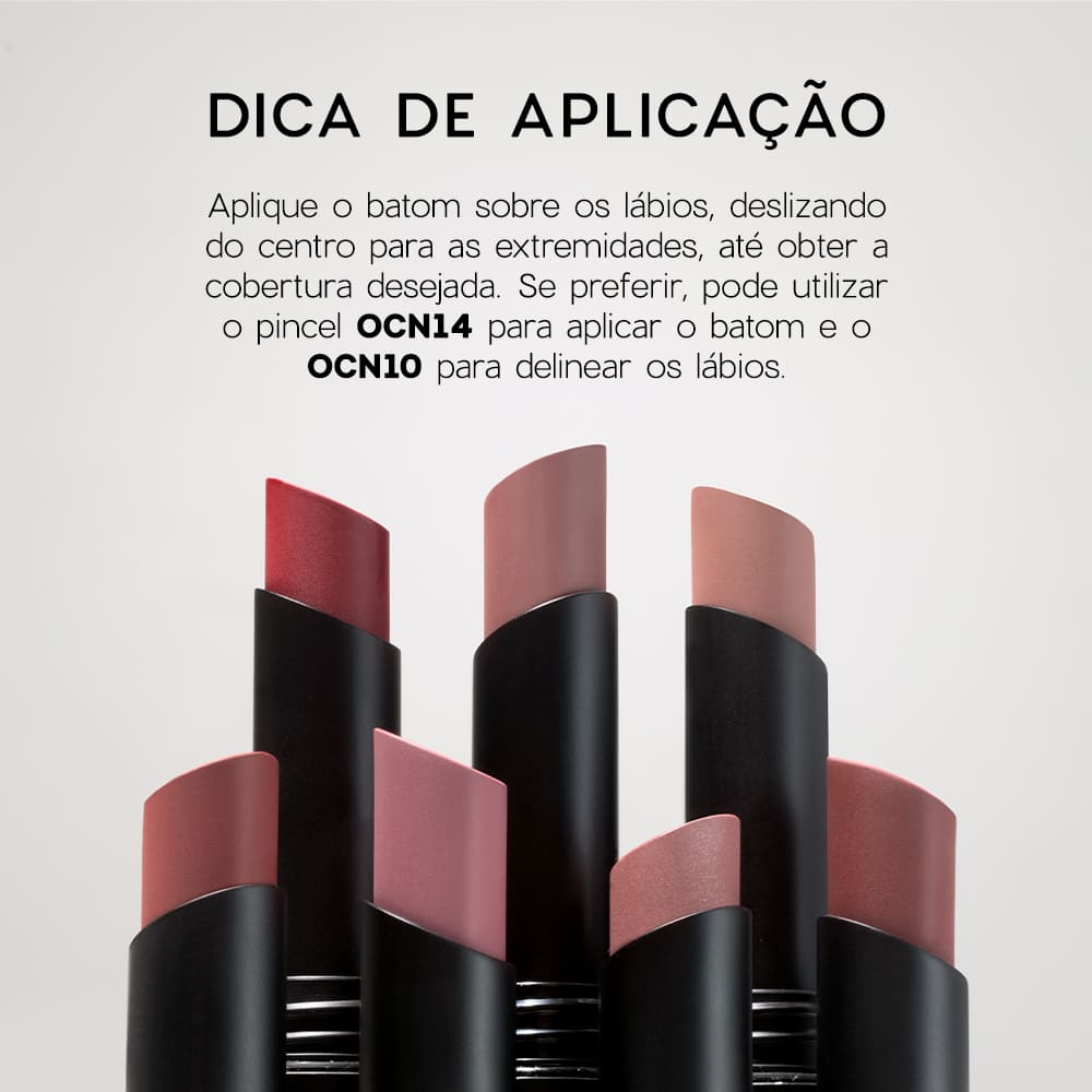 Batom Rosa Claro Cremoso The Lipstick Rosemary Océane Edition 3,2g
