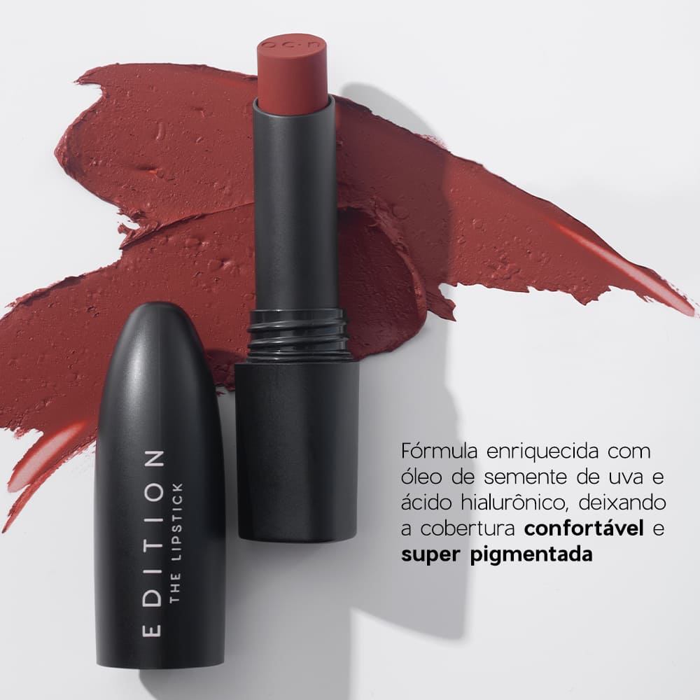 Batom Terracota Matte The Lipstick Cinnamon Océane Edition 3,2g