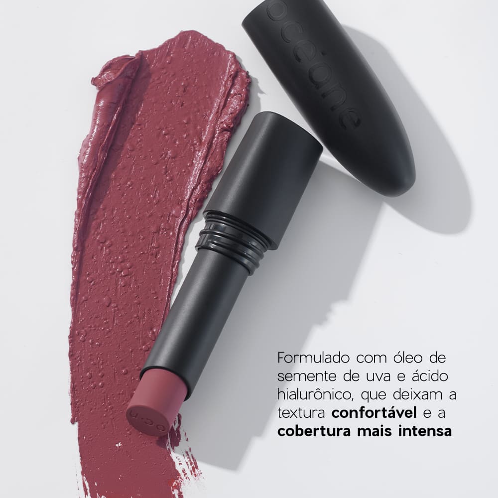 Batom Rosa Escuro Semi Matte The Lipstick Clove Océane Edition 3,2g