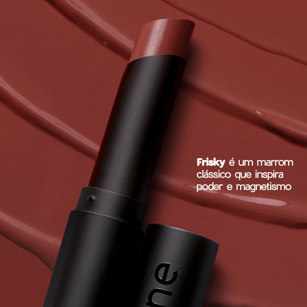 Bálsamo Labial Marrom Soft Kiss Balm Frisky Océane Edition 3,2g