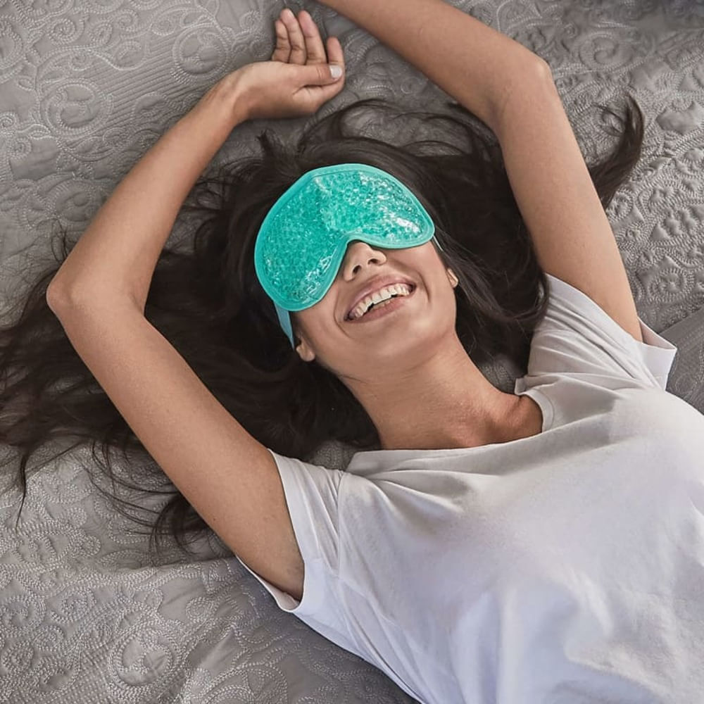 Máscara para Olhos em Gel Hot & Cold Gel Eye Mask Verde