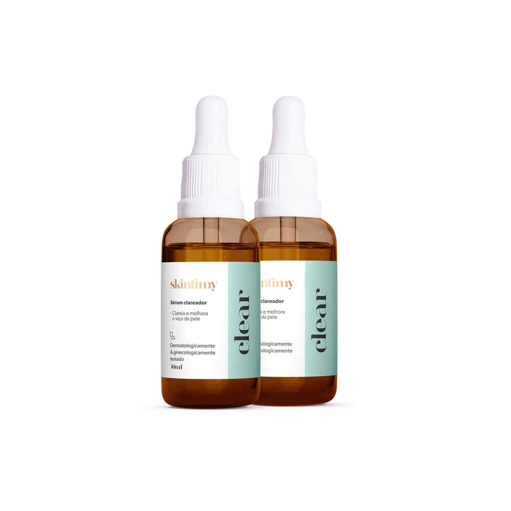 Kit 2 Séruns Clear Para Clarear Axilas E Área Íntima Skintimy 30ml