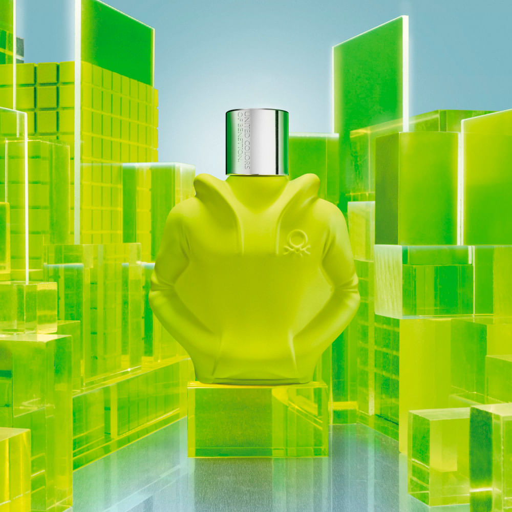 Kit Coffret Perfume Benetton Tribe Play Masculino Eau de Toilette 90ml + Gel de Banho 75ml