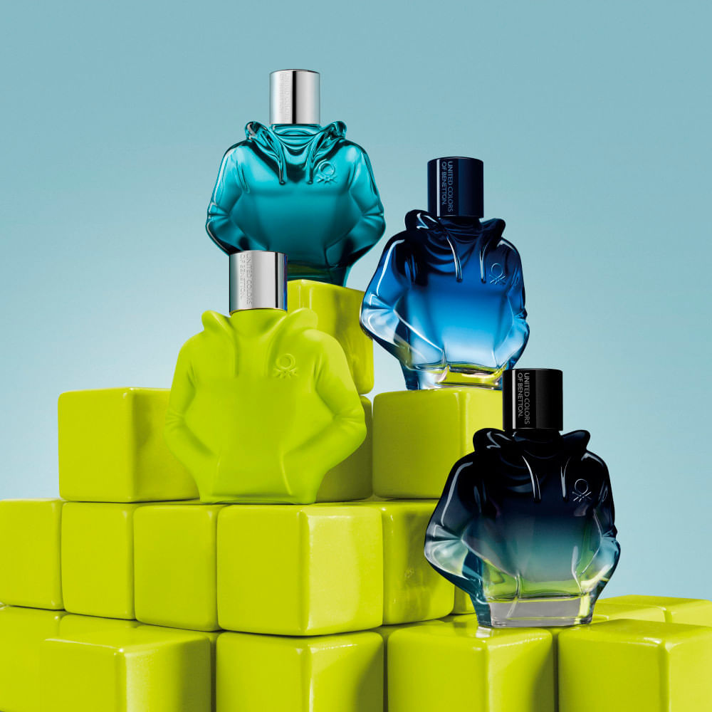 Kit Coffret Perfume Benetton Tribe Play Masculino Eau de Toilette 90ml + Gel de Banho 75ml