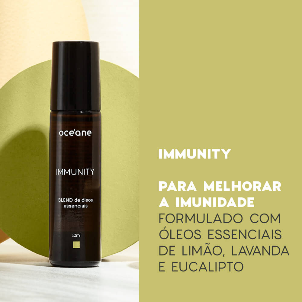 Blend de Óleos Essenciais para Aumentar Imunidade Immunity Oil 10ml Oceane