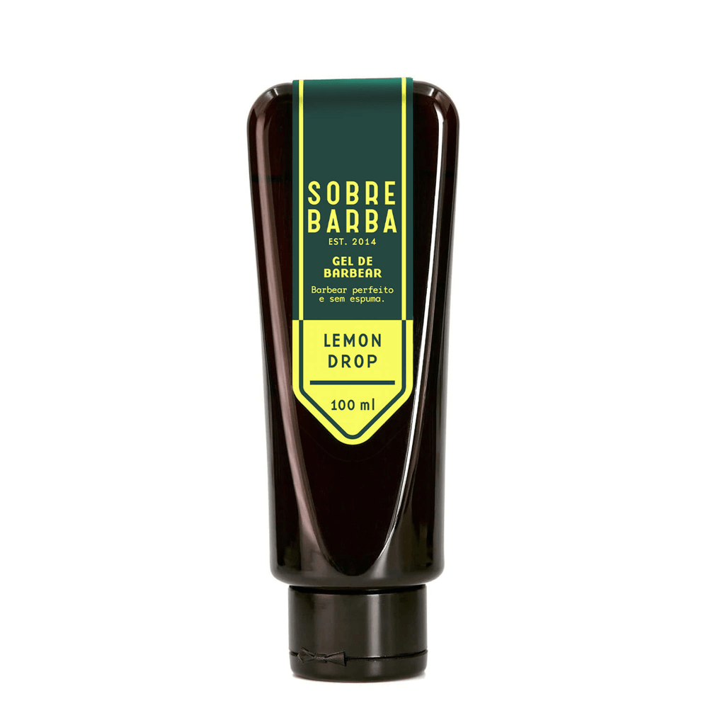 Gel De Barbear Lemon Drop Sobrebarba 100ml