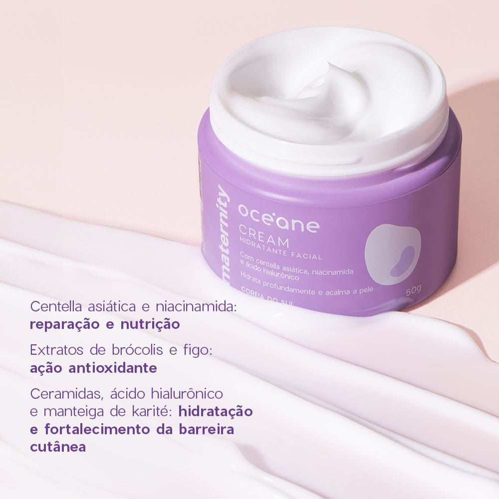 Hidratante Facial para Gestantes Maternity Cream 50g